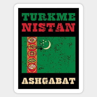 Flag of Turkmenistan Sticker